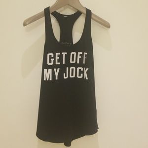 Bethenny Frankel "get off my jock" tank